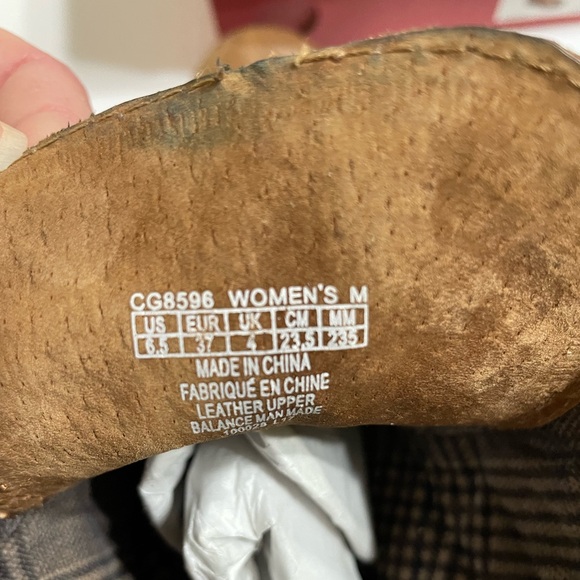 ROCKPORT Cobb Hill Bethany Womens Brown Boots Lace Up/Back Zip Lined Sz 6.5 - Picture 13 of 16